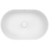 Ruvati 23-inch Matte White epiStone Solid Surface Modern Bathroom Vessel Sink - RVB2550WH