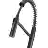 Ruvati Seneca Single Handle Pull Down Spiral Spring Kitchen Faucet with Sprayer in Matte Black - RVF1243MB