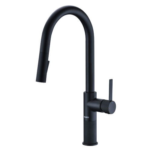 Ruvati Simoni Matte Black Pull Down Kitchen Faucet Single Handle
