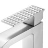 Ruvati Decora Single Handle Square Art Deco Square Transitional Bathroom Faucet in Brushed Nickel - RVF5132BN
