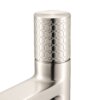 Ruvati Emilio Single Hole Diamond Pattern Bathroom Faucet in Stainless Steel Brushed Nickel - RVF5133BN