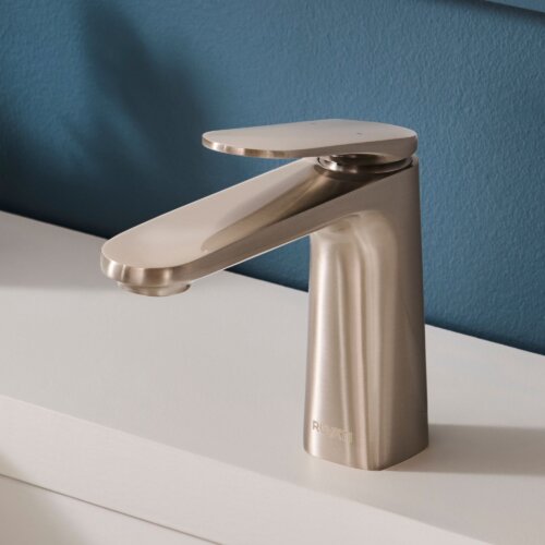 Ruvati Este Single Handle Modern Bathroom Vanity Faucet in Stainless Steel Brushed Nickel - RVF5135BN