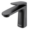 Ruvati Este Single Hole Modern Transitional Bathroom Vanity Faucet in Matte Black - RVF5135MB