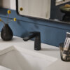 Ruvati Este Single Hole Modern Transitional Bathroom Vanity Faucet in Matte Black - RVF5135MB