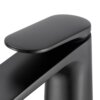 Ruvati Este Single Handle Lever Tall Vessel Faucet Modern Bathroom Vanity in Matte Black - RVF5136MB