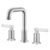 Ruvati Barolo Two Handle Widespread Art Deco Transitional Bathroom Faucet in Brushed Nickel - RVF5236BN