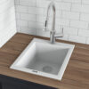 Arctic White Granite Drop-in Sink