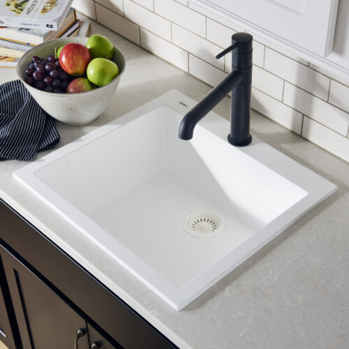 Arctic White Granite Kitchen Sink