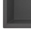 Ruvati 33 x 22 inch epiGranite Drop-in Topmount Granite Composite Quartz Single Bowl Kitchen Sink - Urban Gray - RVG1080UG