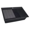 Ruvati 33-inch Granite Composite Quartz Workstation Matte Black Drop-in Topmount Kitchen Sink - RVG1306BK