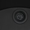 Ruvati 25-inch epiRock Workstation Charcoal Black Topmount Laundry Sink - RVG1321CK