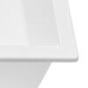 Ruvati 31-inch epiCube Granite Composite Quartz Workstation Drop-in Topmount Kitchen Sink Arctic White Matte - RVG1631WH