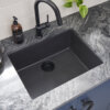 Black Granite Bar Sink Undermount