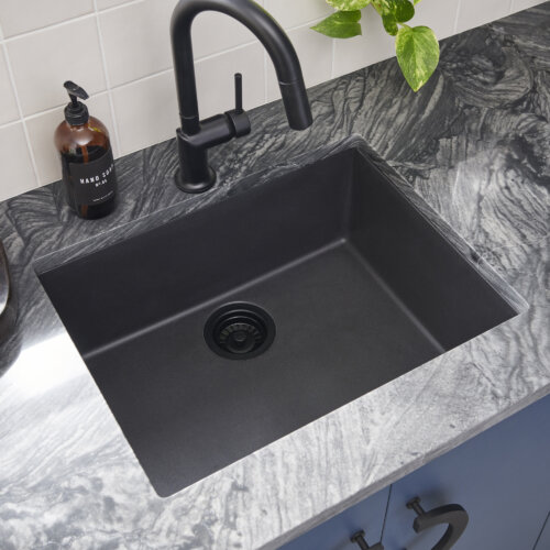 Black Granite Bar Sink Undermount