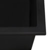 Ruvati 23 x 17 inch Granite Composite Quartz Undermount Single Bowl Wet Bar Prep Sink - Midnight Black - RVG2023BK
