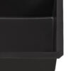 Ruvati 32 x 19 inch epiGranite Undermount Granite Composite Quartz Single Bowl Kitchen Sink - Midnight Black - RVG2033BK