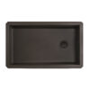 Ruvati 32 x 19 inch epiGranite Undermount Granite Composite Quartz Single Bowl Kitchen Sink - Espresso Brown - RVG2033ES