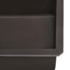 Ruvati 32 x 19 inch epiGranite Undermount Granite Composite Quartz Single Bowl Kitchen Sink - Espresso Brown - RVG2033ES