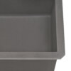 Ruvati 32 x 19 inch epiGranite Undermount Granite Composite Quartz Single Bowl Kitchen Sink - Urban Gray - RVG2033UG