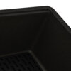 Ruvati 32 x 19 inch Granite Composite Quartz Undermount Single Bowl Kitchen Sink - Espresso Brown - RVG2080ES