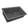 Ruvati 32 x 19 inch Granite Composite Quartz Undermount Single Bowl Kitchen Sink - Urban Gray - RVG2080UG
