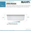 Ruvati 33-inch Granite Composite Quartz Workstation Undermount Kitchen Sink Single Bowl Arctic White Matte - RVG2302WH Ruvati 33-inch Granite Composite Quartz Workstation Undermount Kitchen Sink Single Bowl Arctic White Matte - RVG2302WH