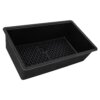 Ruvati 32-inch Undermount Workstation Granite Composite Quartz Kitchen Sink Matte Black - RVG2306BK