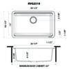 Ruvati 30-inch Granite Composite Quartz Workstation Matte Black Undermount Kitchen Sink - RVG2310BK