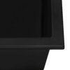 Ruvati 15 x 17 inch Granite Composite Undermount Single Bowl Wet Bar Prep Sink - Midnight Black - RVG2016BK