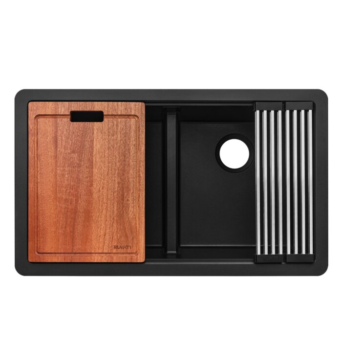 yuri　BK Ruvati 32-inch Undermount Workstation Granite Composite