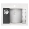 Ruvati 21 x 17 Bathroom Workstation Sink Drop in Topmount in Stainless Steel - RVH5521ST Ruvati 21 x 17 Bathroom Workstation Sink Drop in Topmount in Stainless Steel - RVH5521ST
