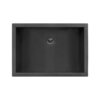 Ruvati 16 x 13 inch Gunmetal Black Undermount Bathroom Sink Stainless Steel - RVH6106BL