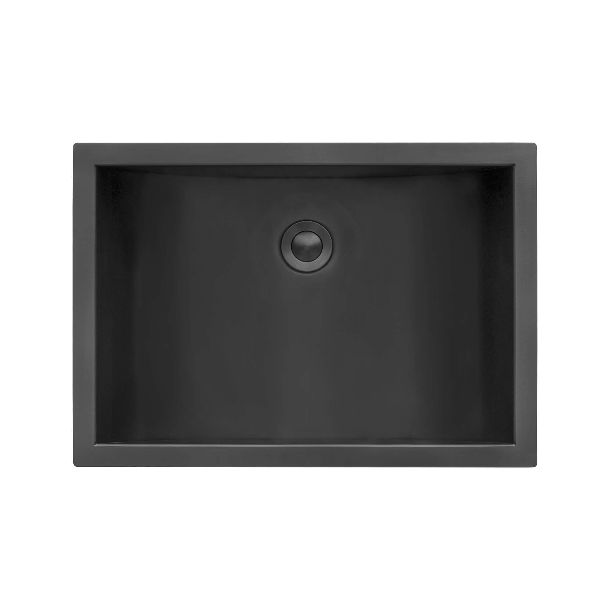 Ruvati 16 x 13 inch Gunmetal Black Undermount Bathroom Sink Stainless ...