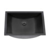 Ruvati 16 x 13 inch Gunmetal Black Undermount Bathroom Sink Stainless Steel - RVH6106BL