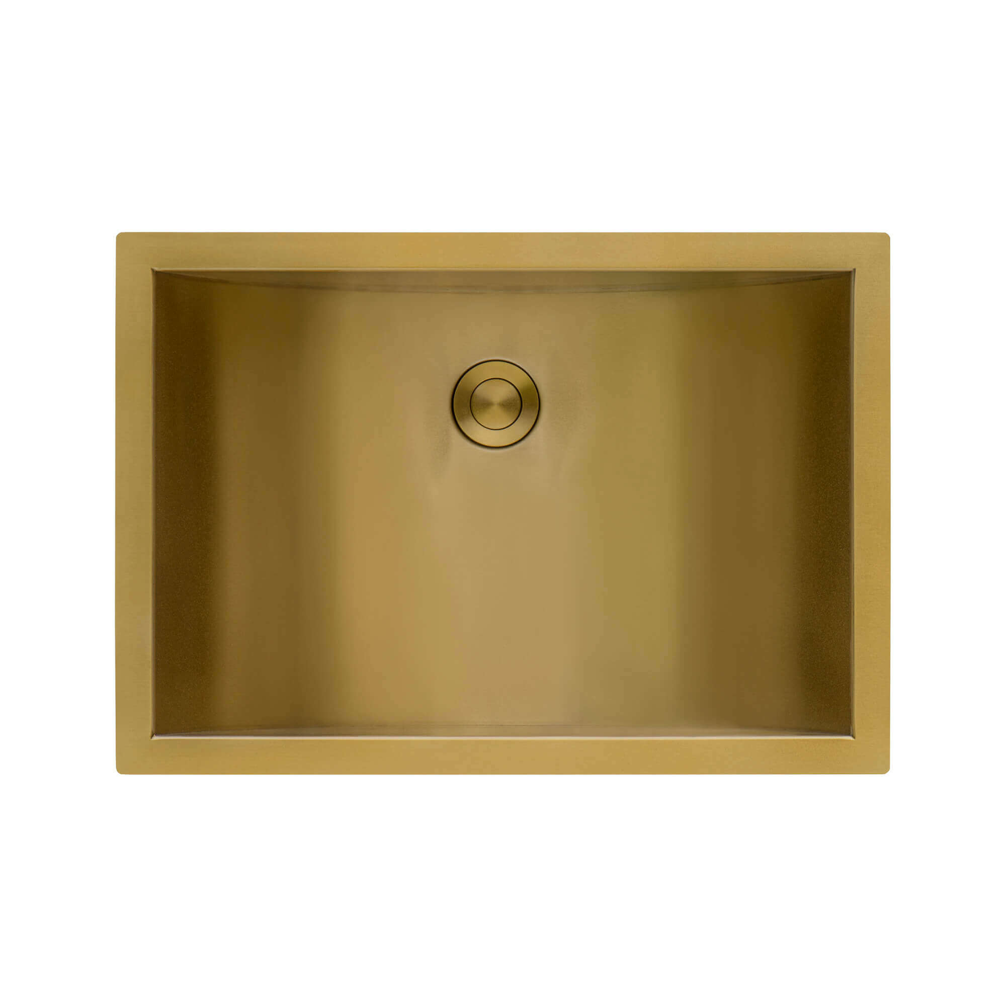 Ruvati 16 x 13 inch Brushed Gold Polished Brass Rectangular Bathroom ...