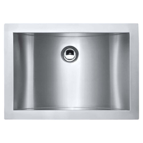 Ruvati 16 x 13 inch Brushed Stainless Steel Rectangular Bathroom Sink Undermount - RVH6106ST