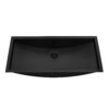 Black Bathroom Undermount Sink Stainless Steel
