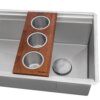 Ruvati 45-inch Workstation Two-Tiered Ledge Kitchen Sink Undermount 16 Gauge Stainless Steel - RVH6333ST Ruvati 45-inch Workstation Two-Tiered Ledge Kitchen Sink Undermount 16 Gauge Stainless Steel - RVH6333ST