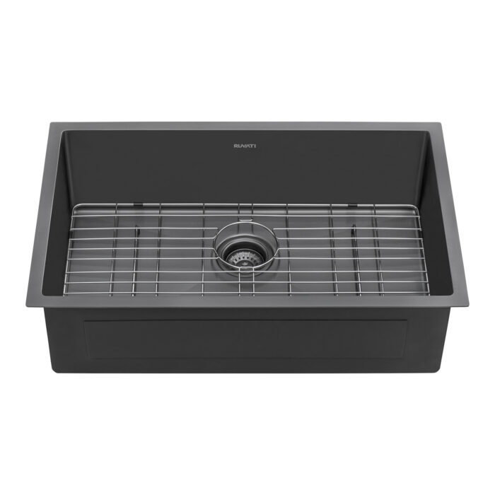 Ruvati 33-inch Undermount Gunmetal Black Stainless Steel Kitchen