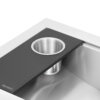 Ruvati 20 x 14 Workstation Bathroom Undermount Sink in Stainless Steel - RVH6521ST