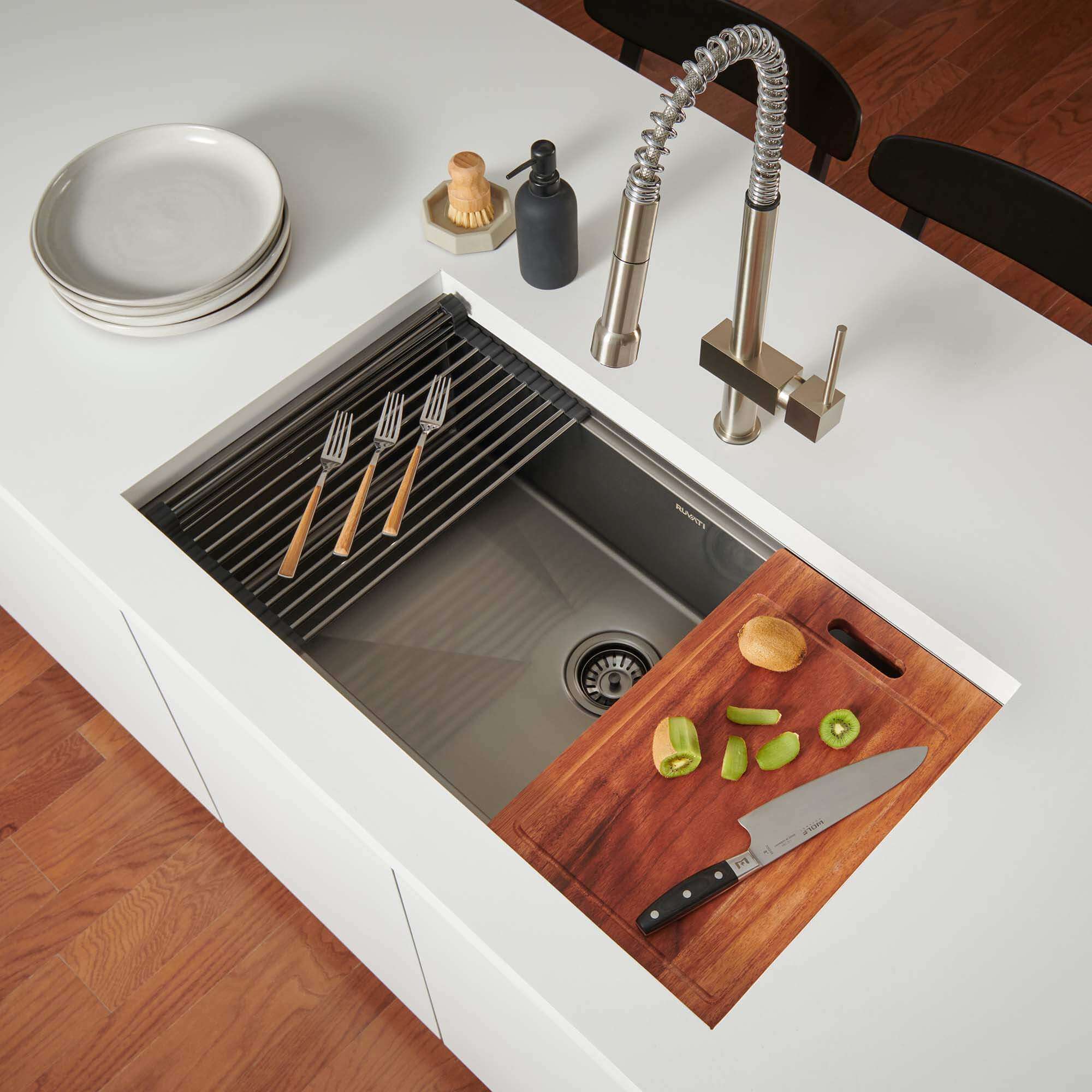 Workstation Undermount Kitchen Sink