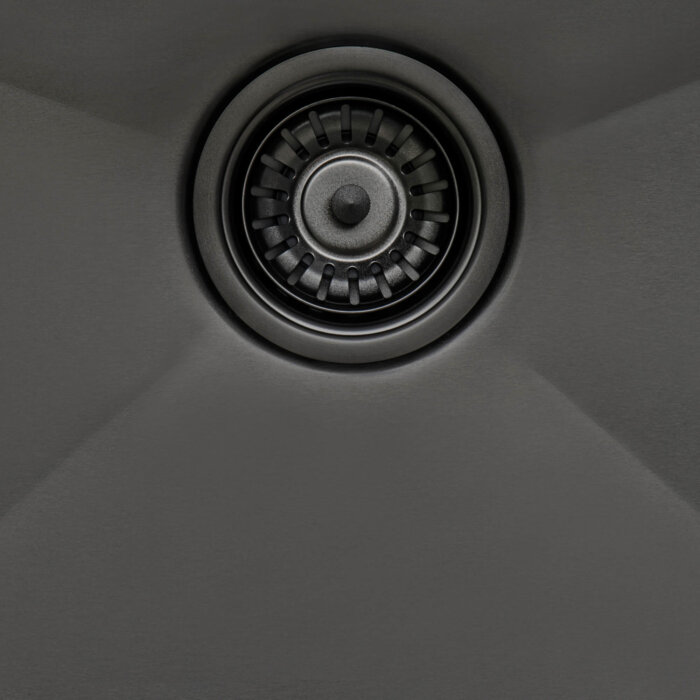 Ruvati 14-inch Gunmetal Black Stainless Steel Undermount Bar Prep Sink - RVH7114BL