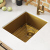 Matte Gold Undermount Prep Sink