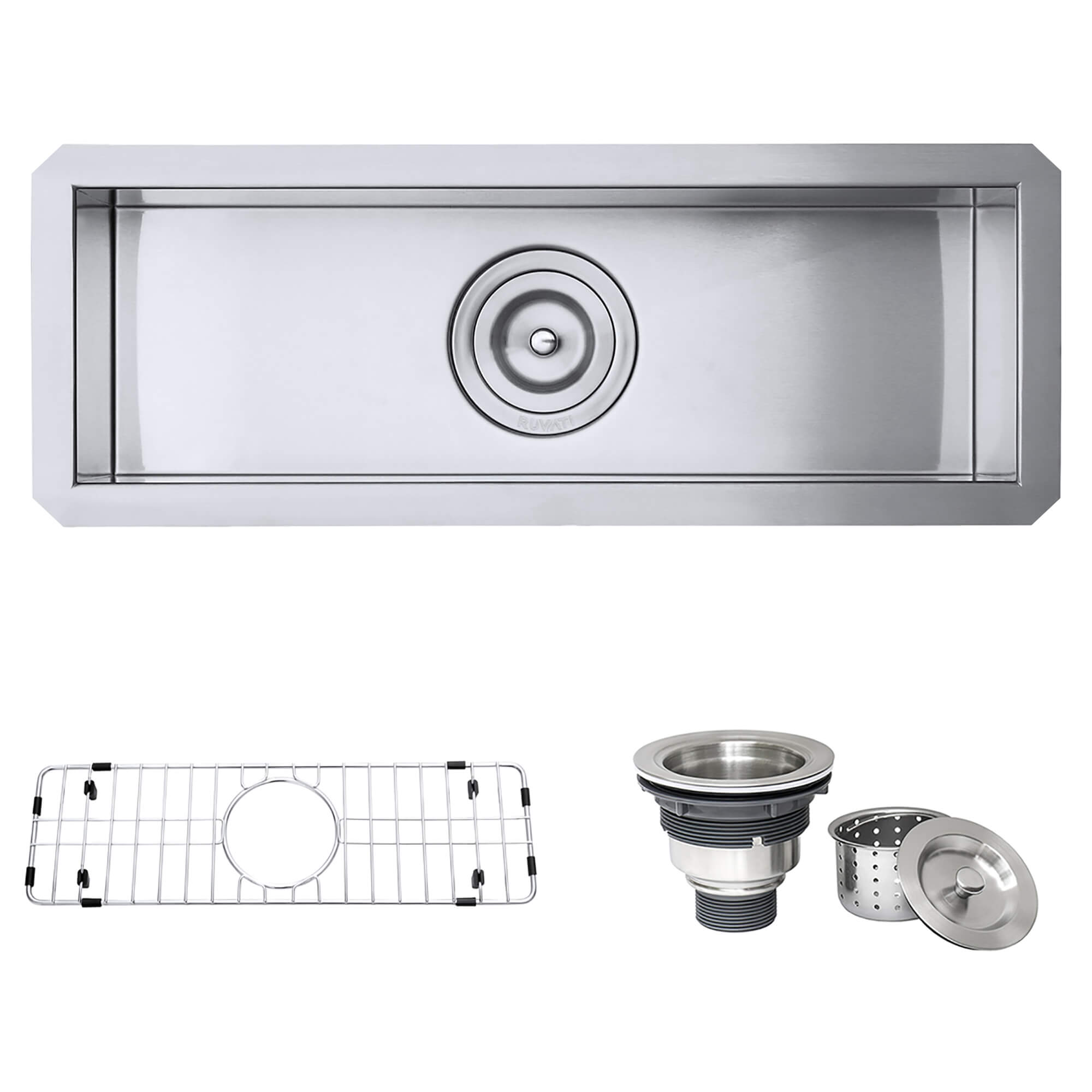 Undermount Stainless Steel 8 in. Single Bowl Bar Sink Undermount Stainless Steel 8 in. Single Bowl Bar Sink