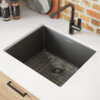 Undermount Bar Prep Sink Gunmetal Black
