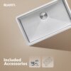 Ruvati 30-inch Undermount 16 Gauge Stainless Steel Rounded Corners Kitchen Sink Single Bowl - RVH7300