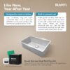 Ruvati 30-inch Undermount 16 Gauge Stainless Steel Rounded Corners Kitchen Sink Single Bowl - RVH7300