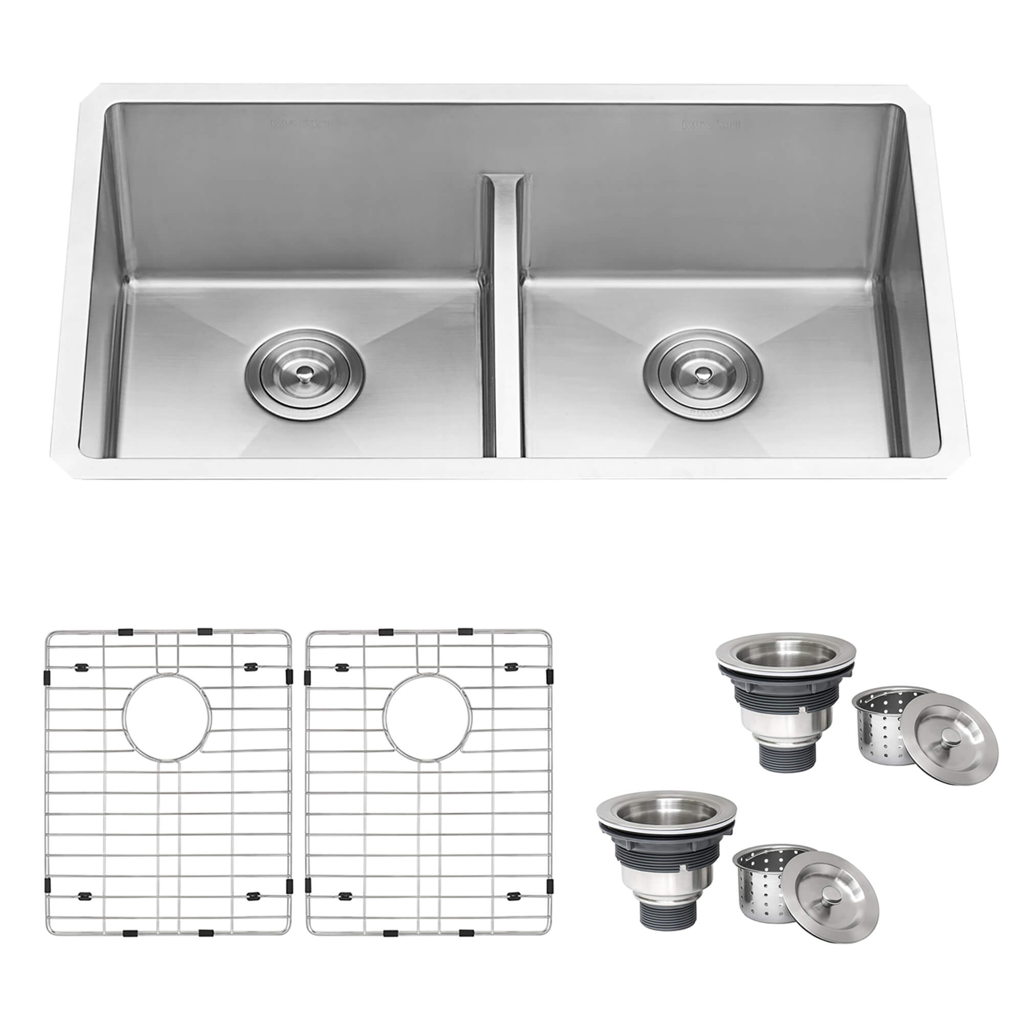 AZ WD フランク・ホーヴァット UB MS Ruvati 28-inch Undermount 16 Gauge Stainless Steel Kitchen