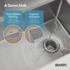 Ruvati 33-inch Undermount 16 Gauge Rounded Corners Large Kitchen Sink Stainless Steel Single Bowl - RVH7433