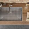 Ruvati 33-inch Undermount 16 Gauge Rounded Corners Large Kitchen Sink Stainless Steel Single Bowl - RVH7433